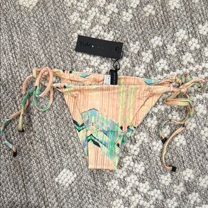 TAVIK Colorful Bikini Bottom with Geometric Pattern